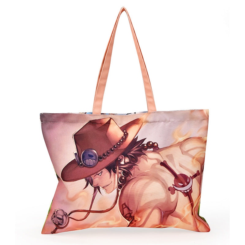 Sac fourre-tout en toile animé personnalisé