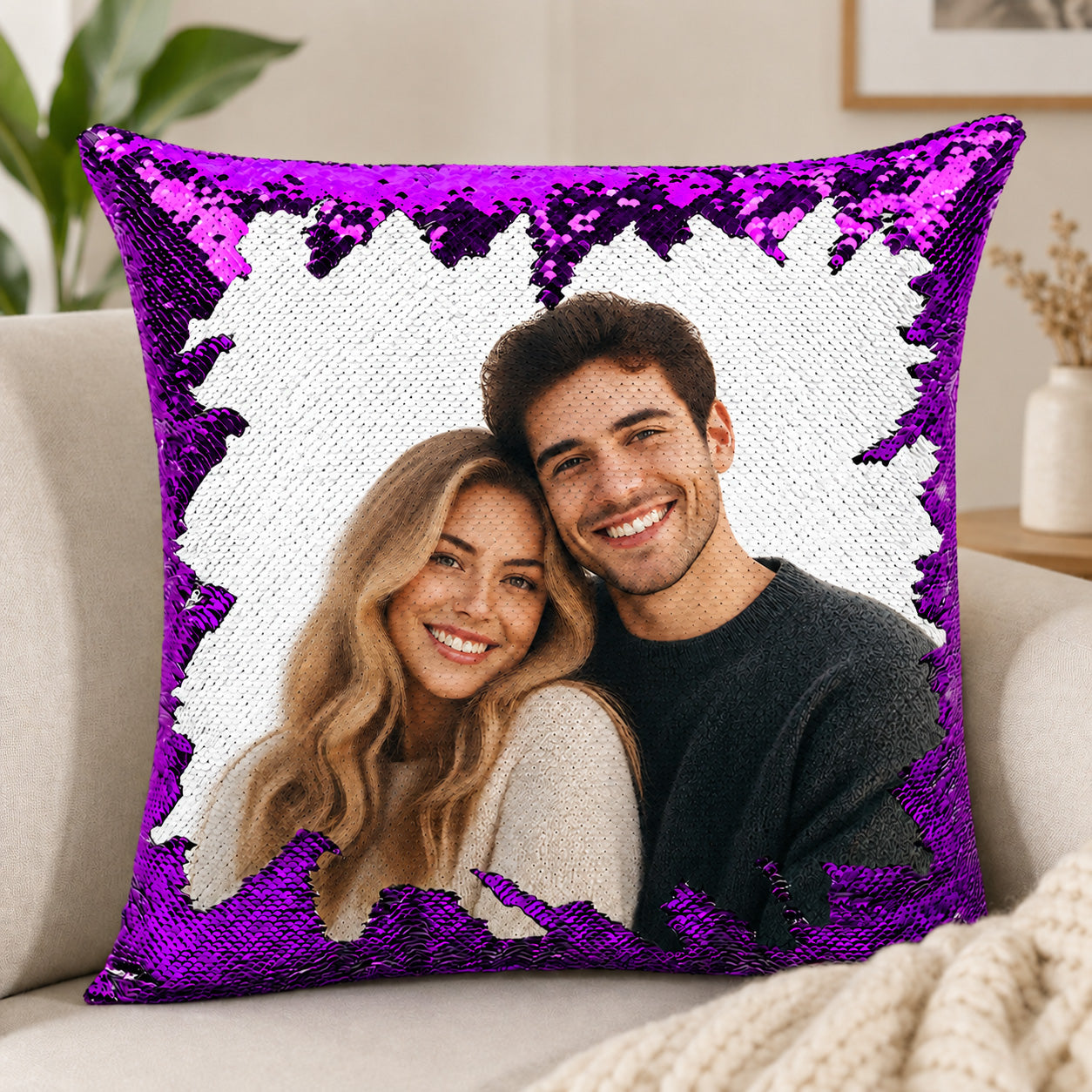Exclusive Memories DIY Photo Color-Changing Sequin Pillow