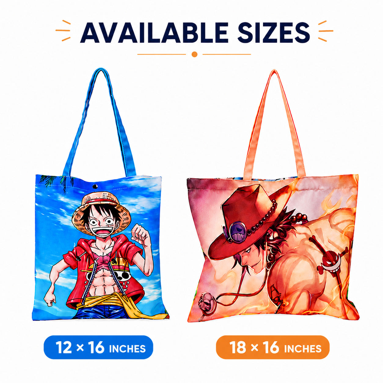 Sac fourre-tout en toile animé personnalisé