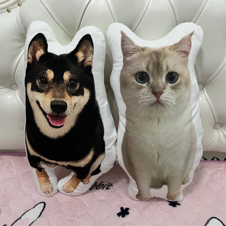 Cadeaux personnalisés Oreillers en forme d'animaux + Coussin de garnissage
