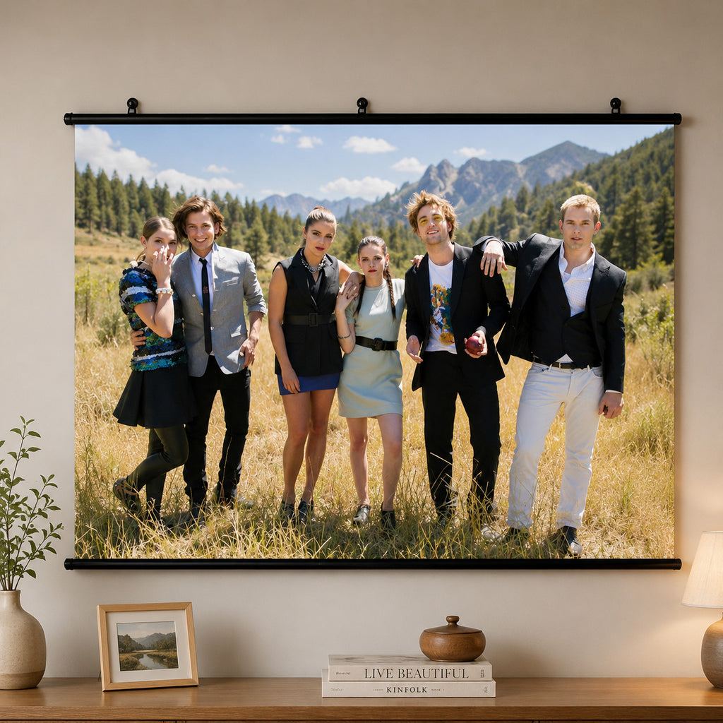 Custom Anime Wall Scroll  Cartoon Poster Print Hanging Banner