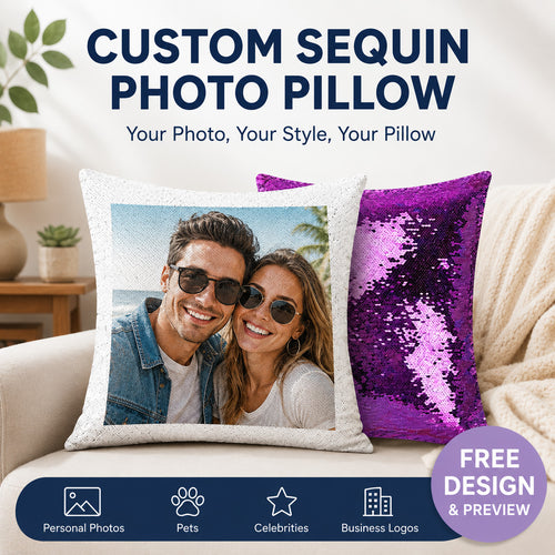 Exclusive Memories DIY Photo Color-Changing Sequin Pillow