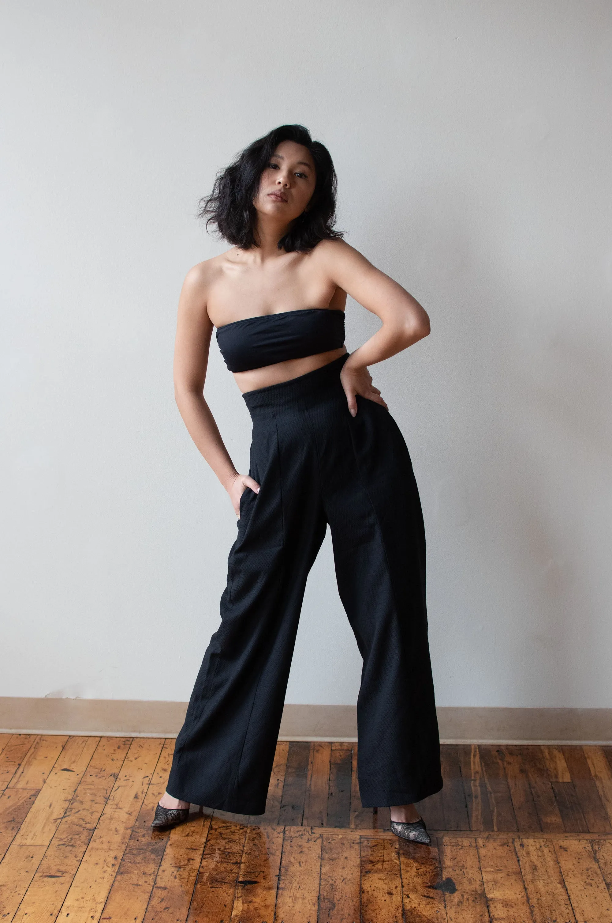 1990s Ultra High Waist Trousers