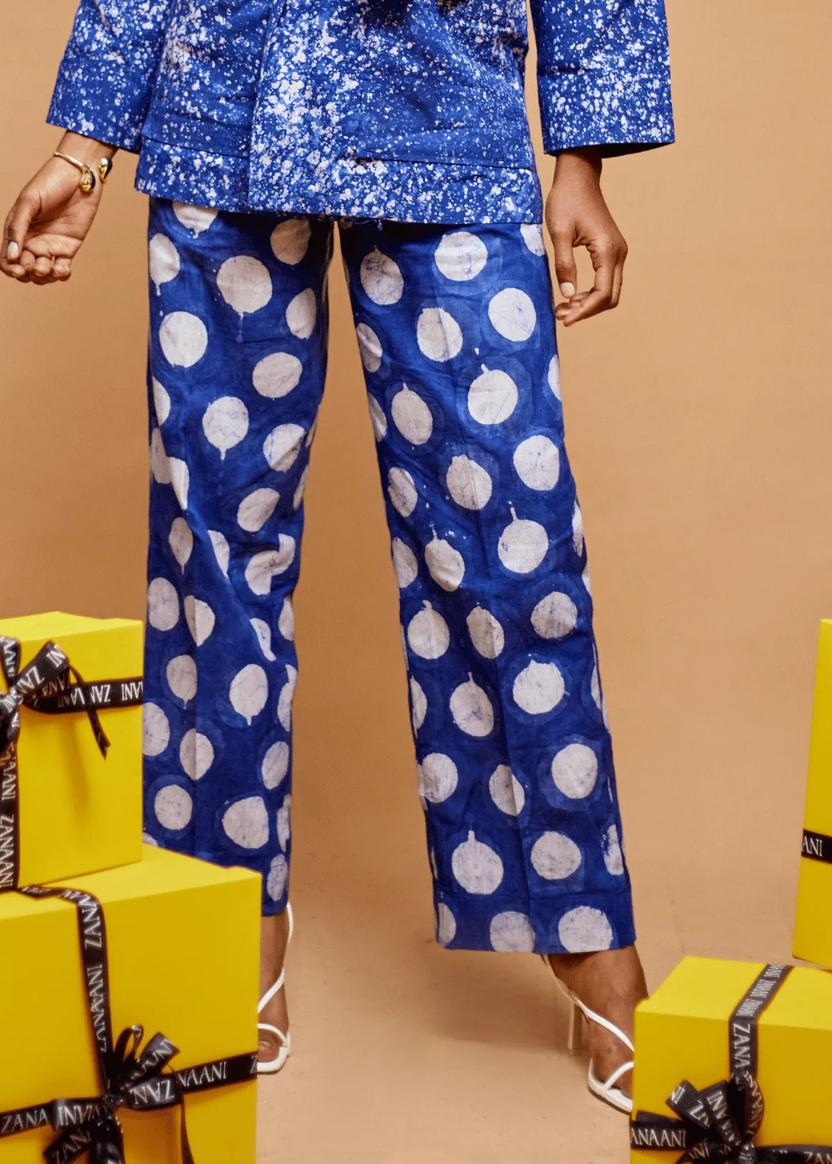 Abeke Polka Pants  (Hand-Dyed)