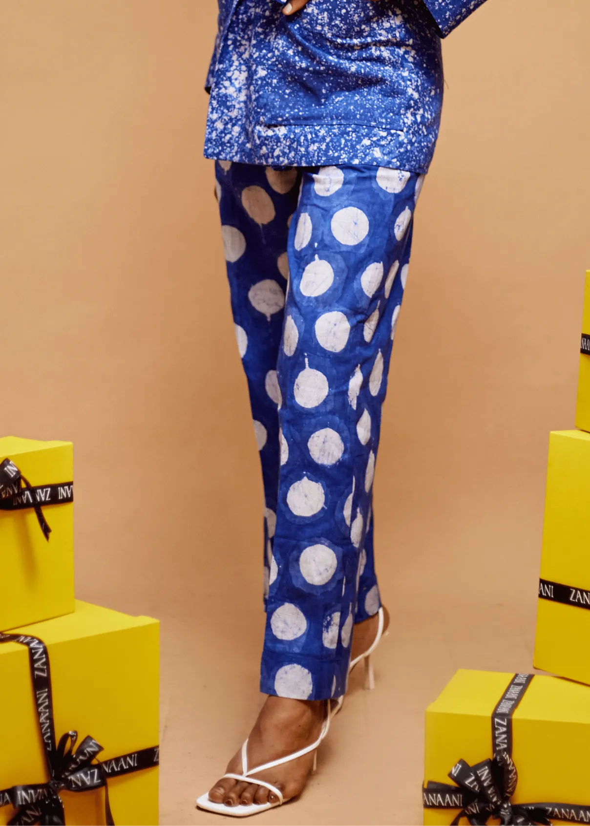 Abeke Polka Pants  (Hand-Dyed)