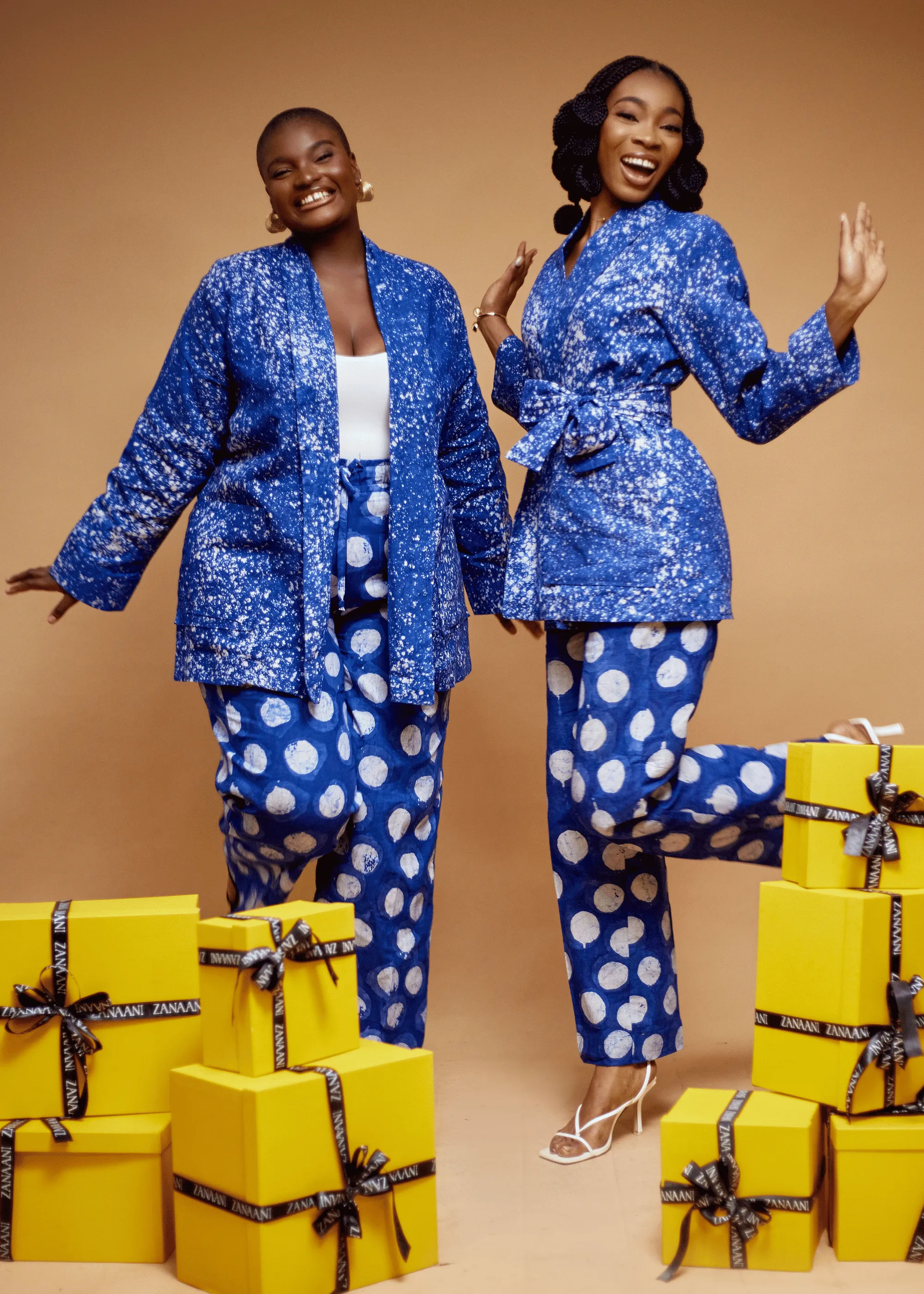 Abeke Polka Pants  (Hand-Dyed)