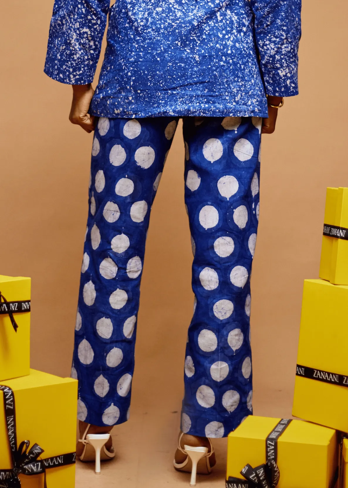 Abeke Polka Pants  (Hand-Dyed)