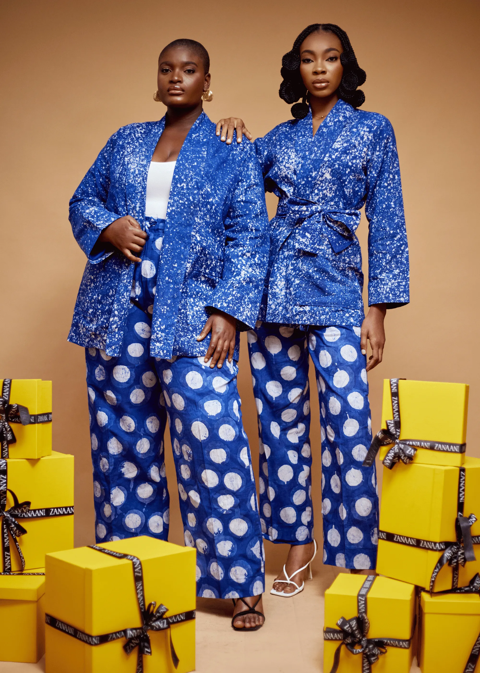 Abeke Polka Pants  (Hand-Dyed)