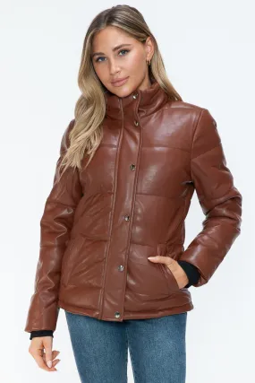 Amber Turtleneck Luxe Jacket