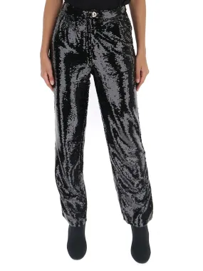 Amen Embellished High Waist Trousers