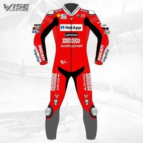 Andrea Dovizioso Ducati Motorcycle Leather Suit