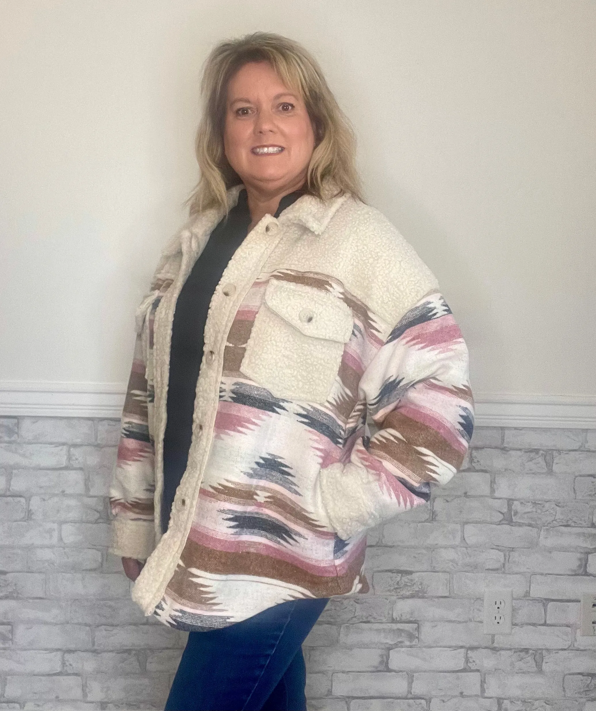 Aztec Sherpa Jacket