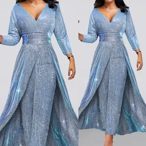 Banquet Dress Sequined Large Tube Sexy Dresses
