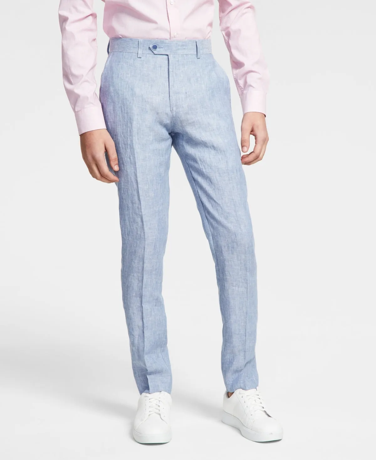 Bar Iii Mens Slim fit Dress Pants Pants 32 / 30 Blue Solid