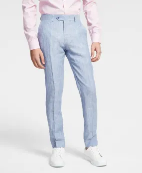 Bar Iii Mens Slim fit Dress Pants Pants 32 / 30 Blue Solid