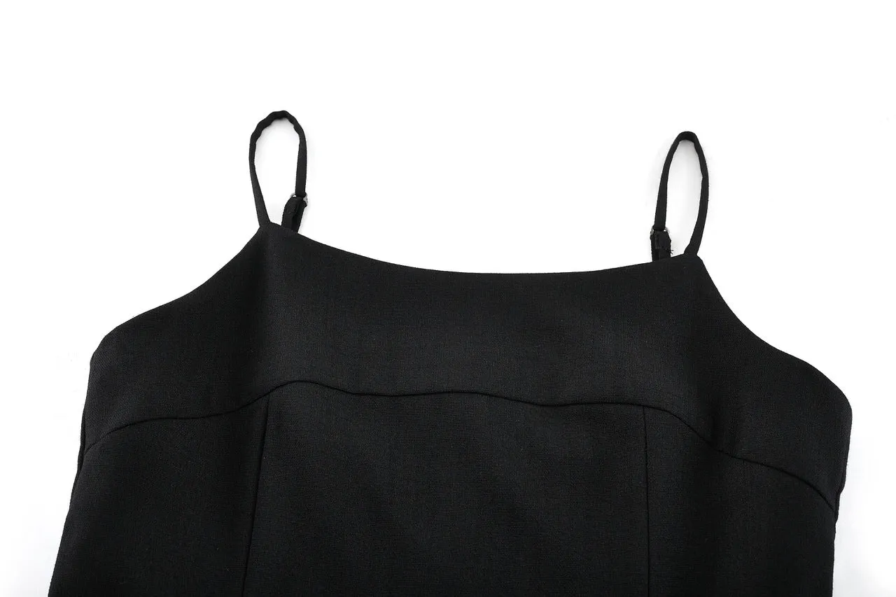 Basic Fitted Strap Dress