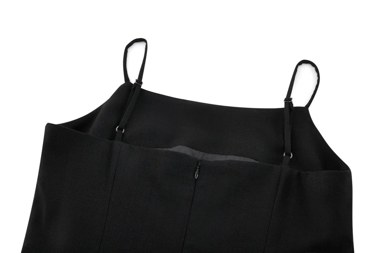 Basic Fitted Strap Dress