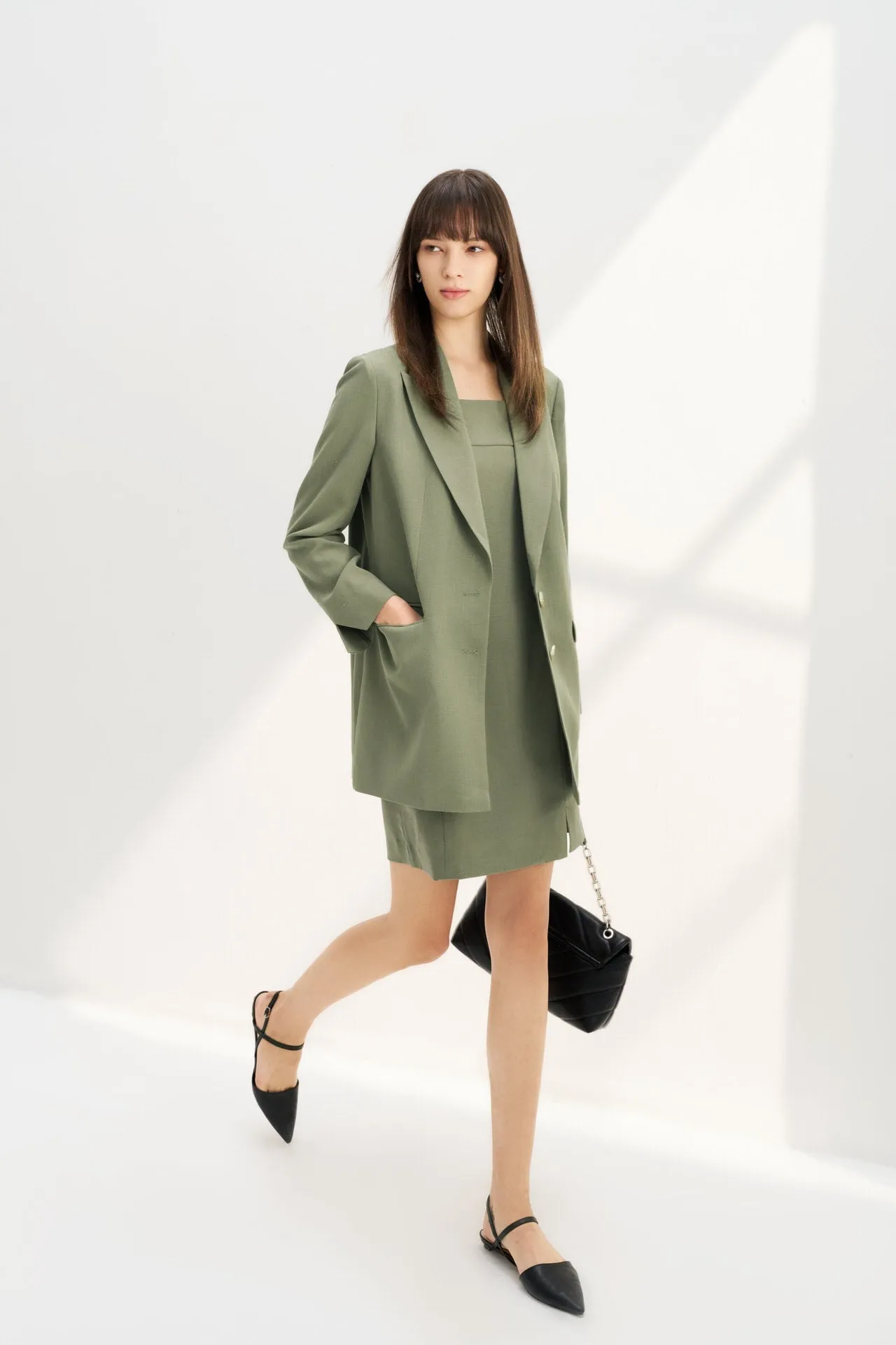 Basic Fitted Strap Dress