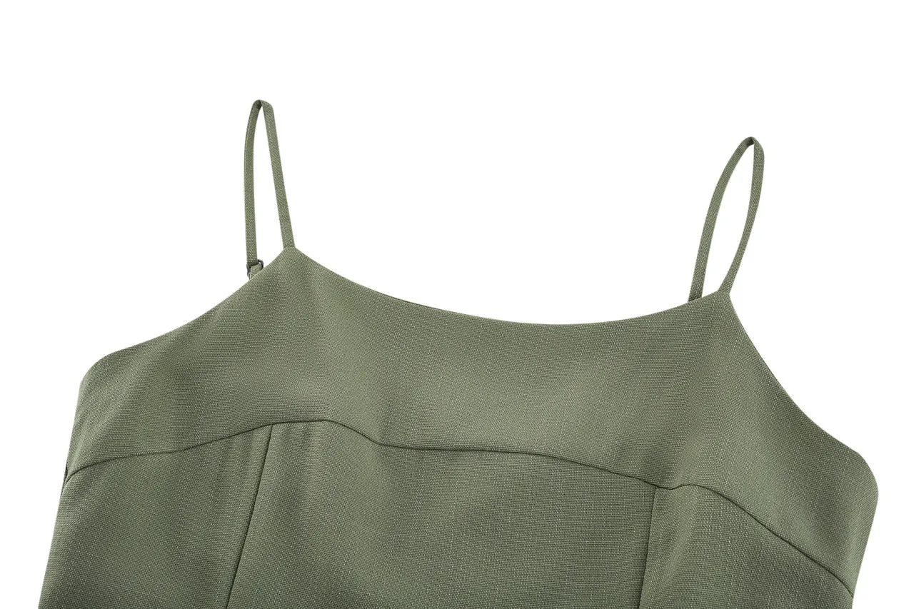 Basic Fitted Strap Dress