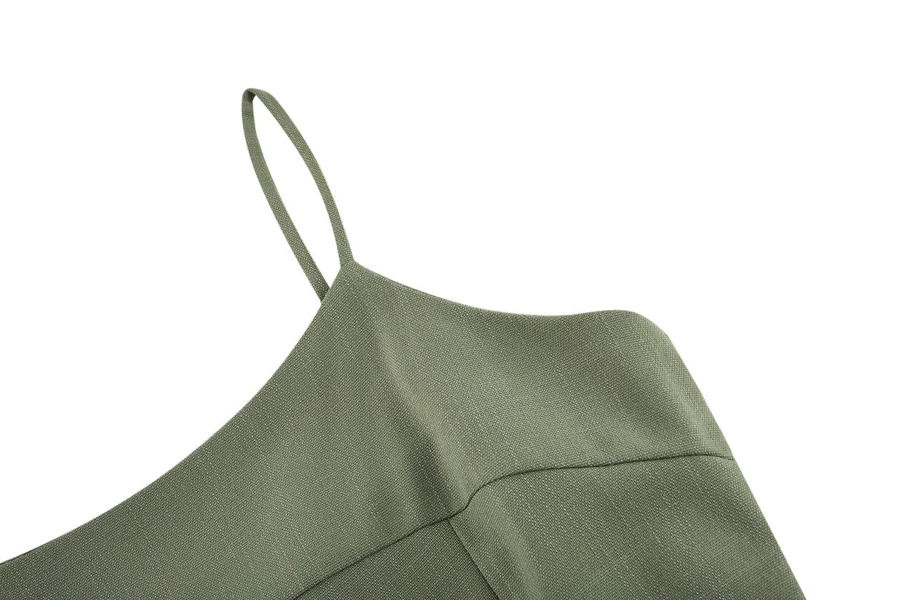Basic Fitted Strap Dress