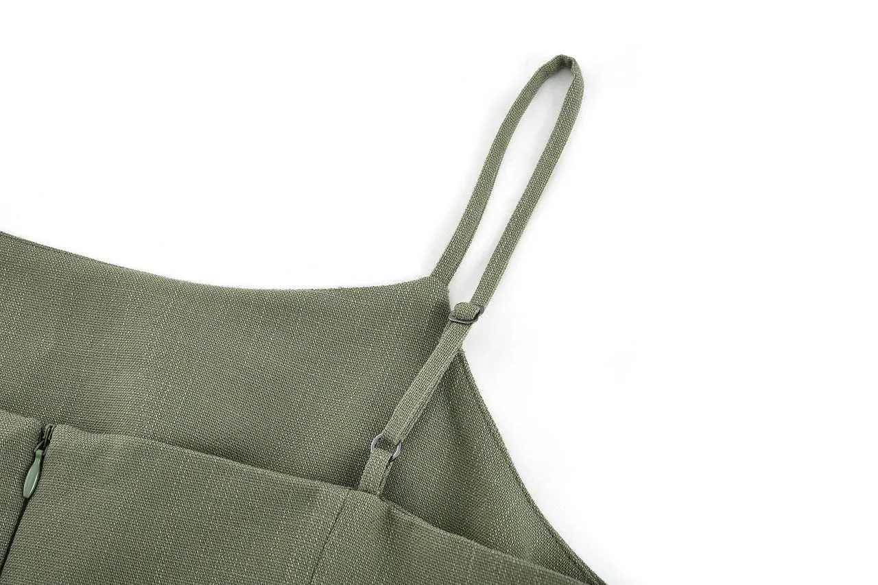 Basic Fitted Strap Dress