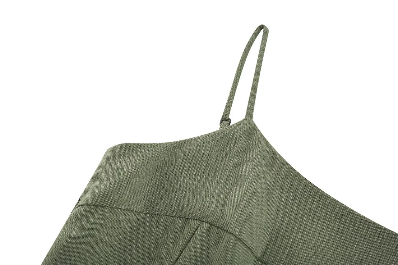 Basic Fitted Strap Dress