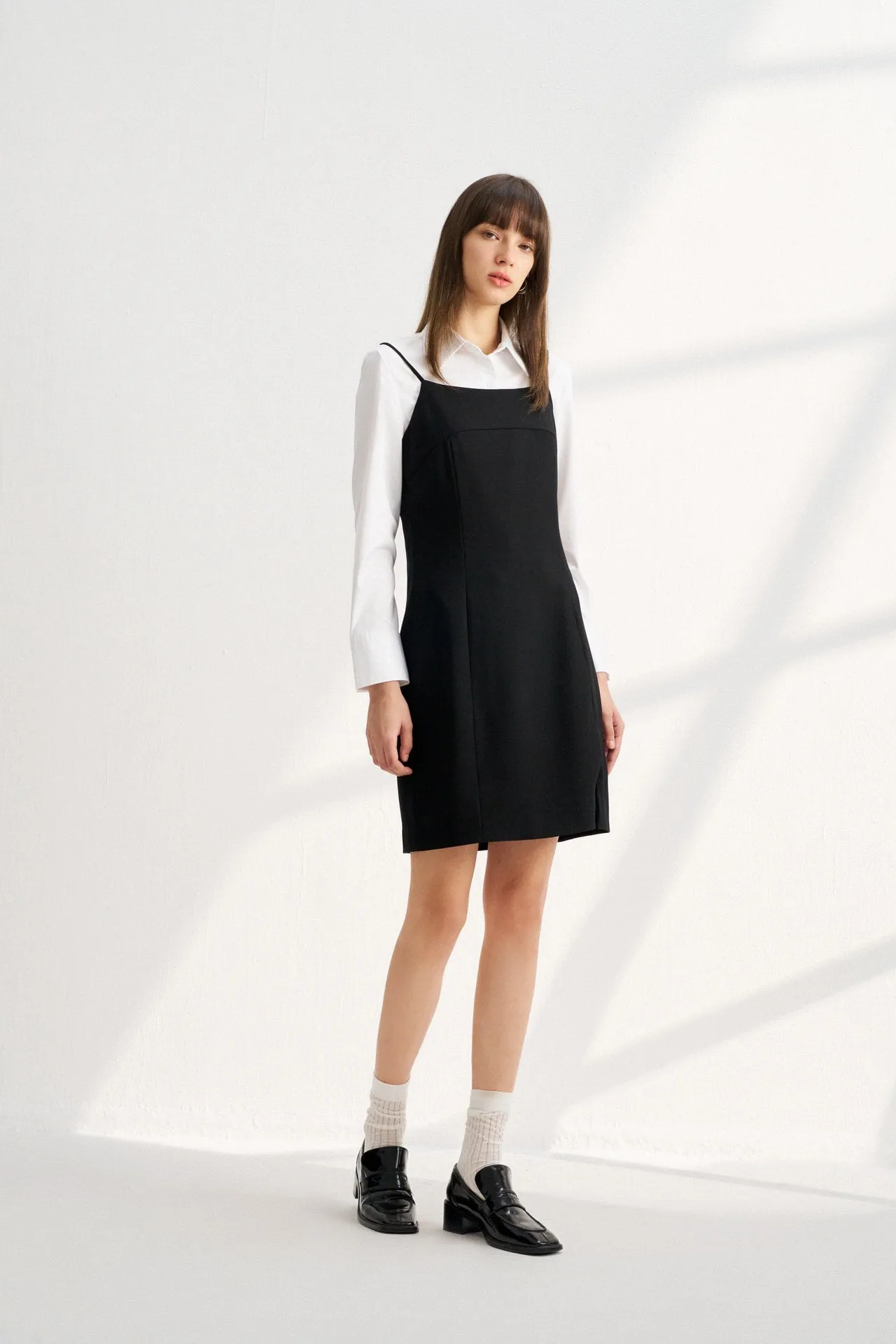 Basic Fitted Strap Dress