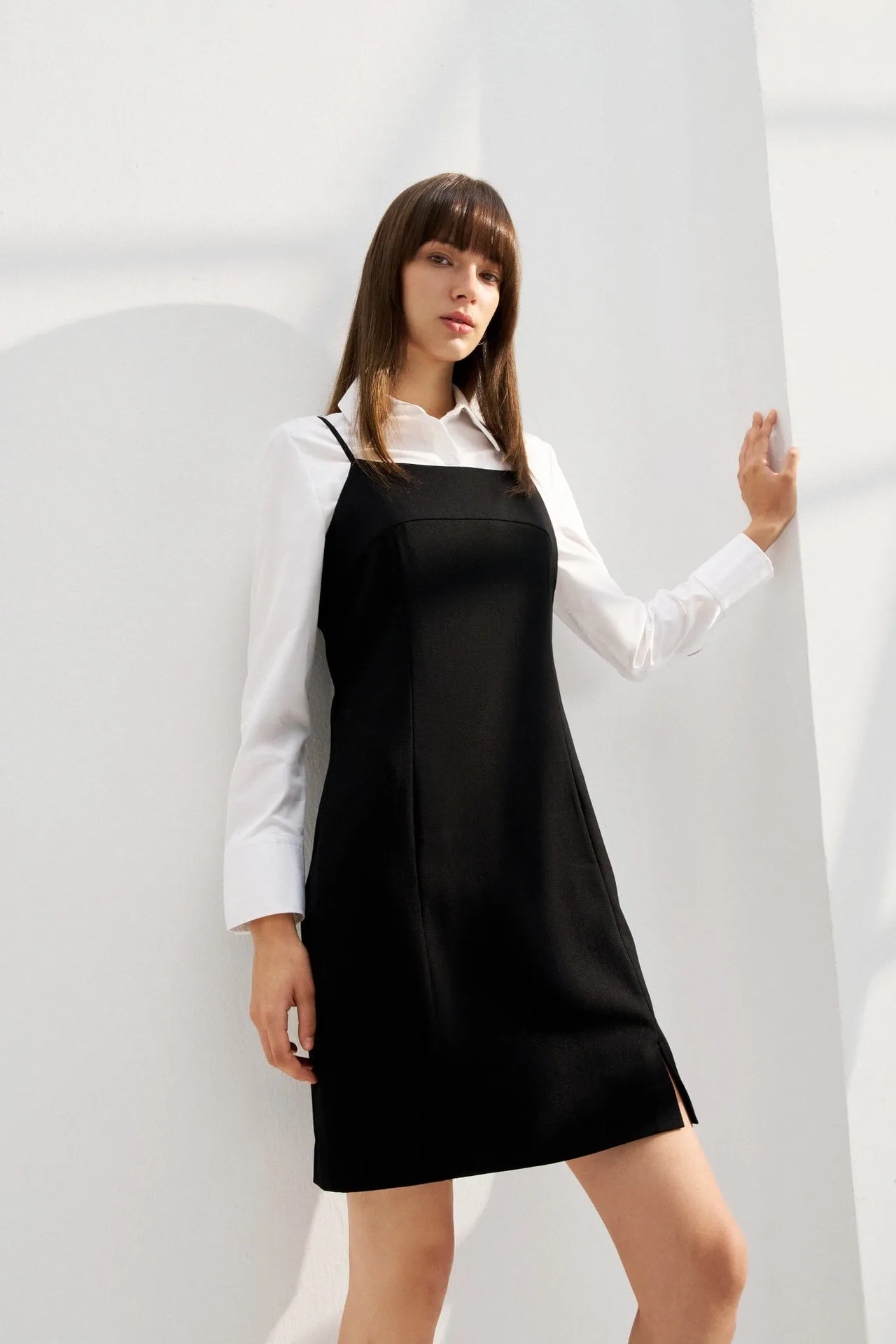 Basic Fitted Strap Dress