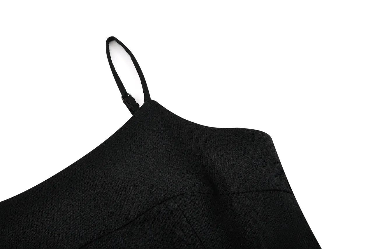 Basic Fitted Strap Dress