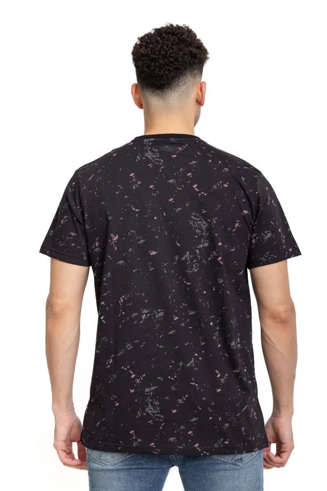 Black Printed Round T-Shirt Design 6