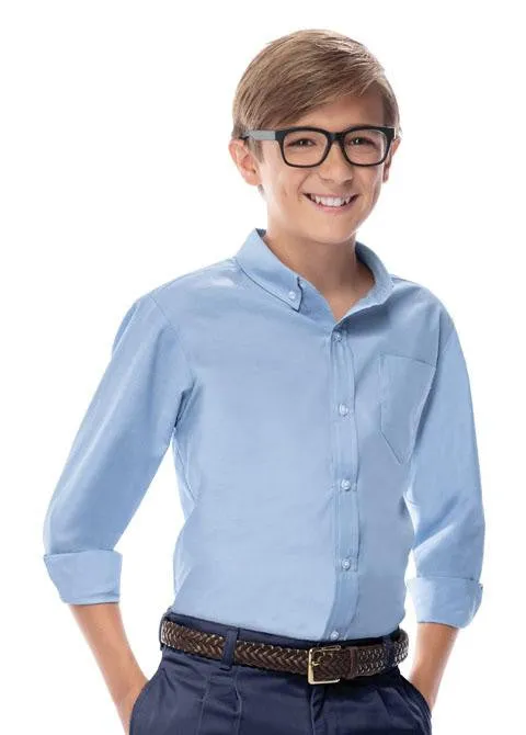 Boys Long Sleeve Oxford Shirt