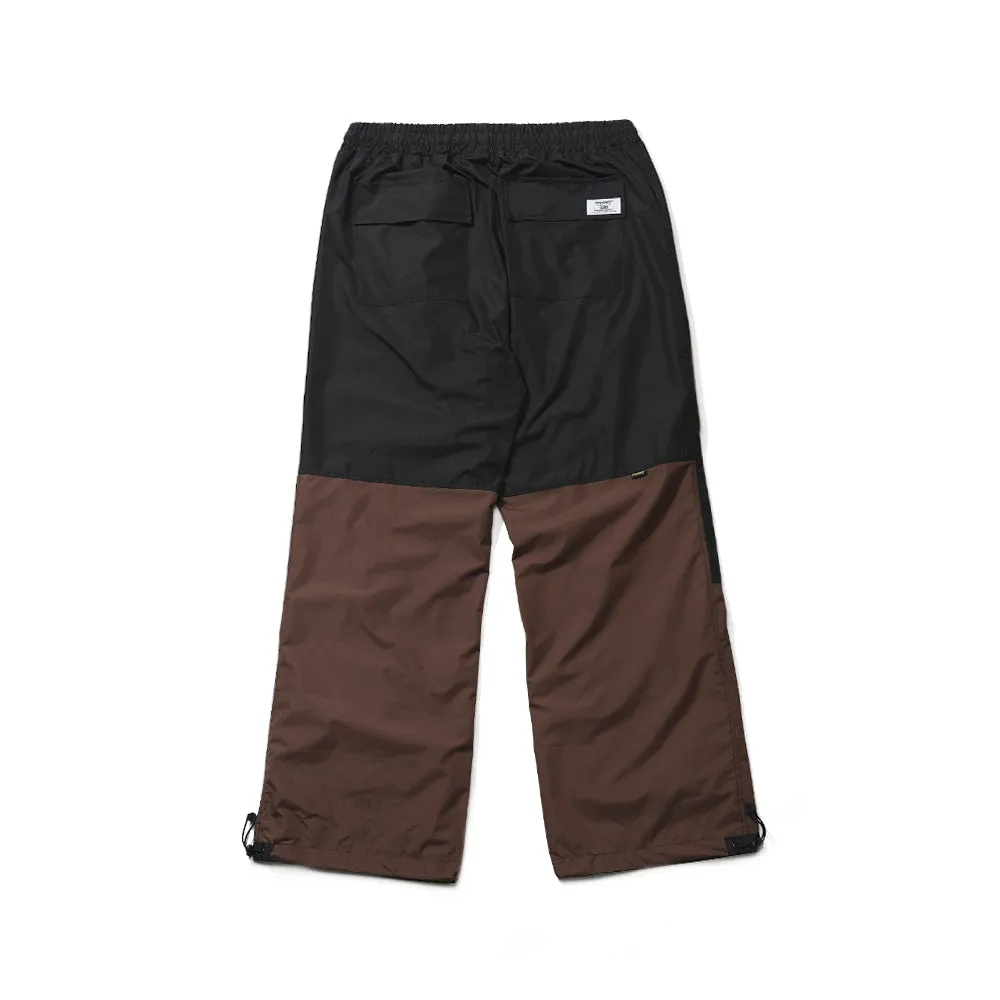 BSRBT FRONT ZP TRACK PANTS BROWN