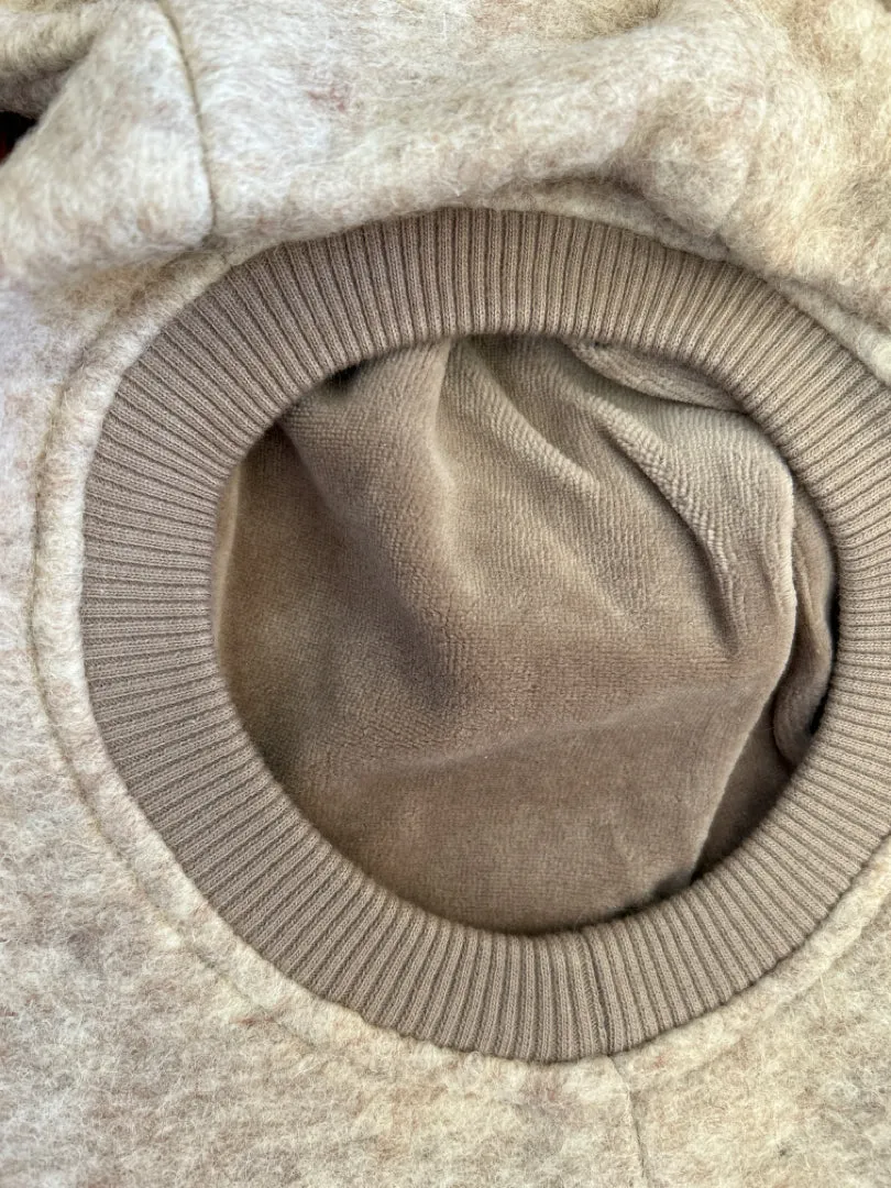 BUNNY BALACLAVA  - SAND  12-24M