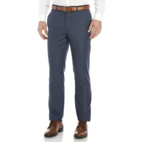 Calvin Klein Mens Slim fit Dress Pants 36 / 30 Blue Solid Stretch