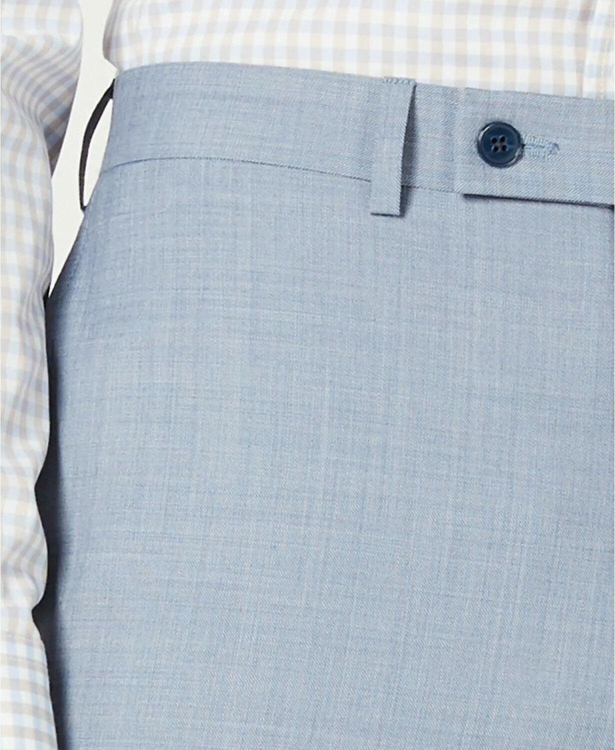 Calvin Klein Mens Slim fit Dress Pants 36 / 32 Light Blue Stretch