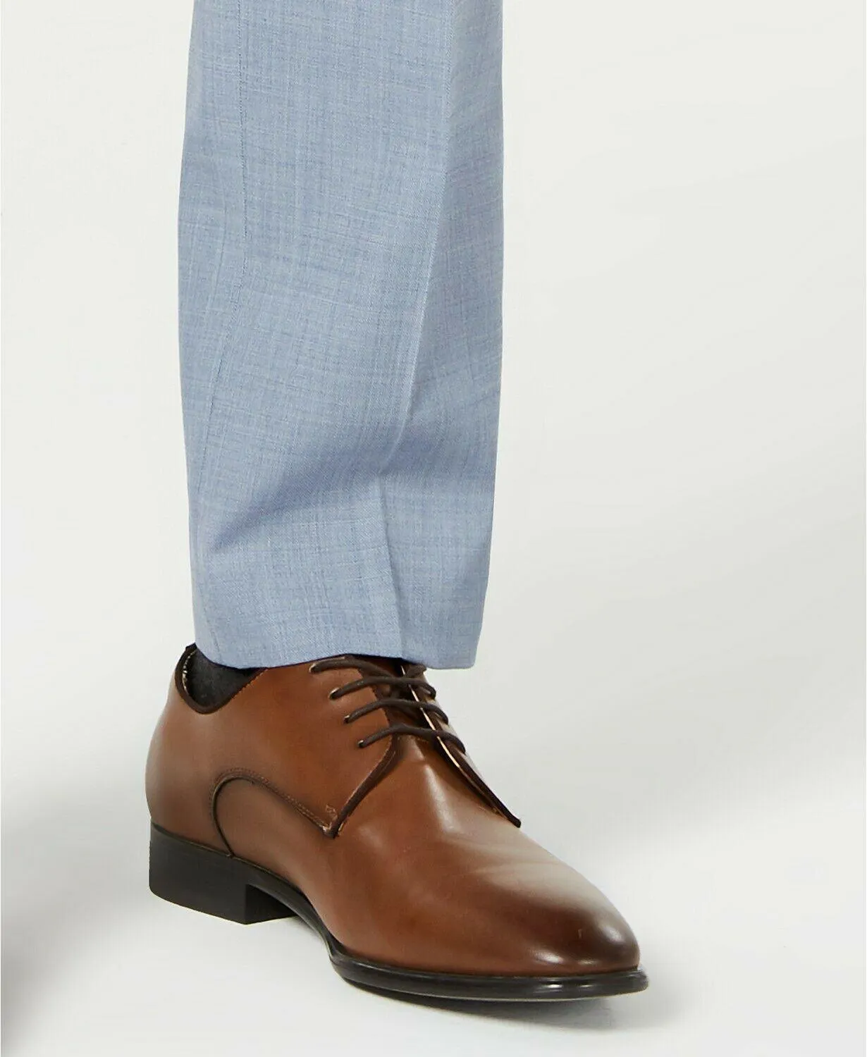 Calvin Klein Mens Slim fit Dress Pants 36 / 32 Light Blue Stretch