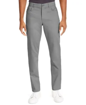 Calvin Klein Mens Slim fit Dress Pants Pants 34 / 30 Grey Solid Stretch