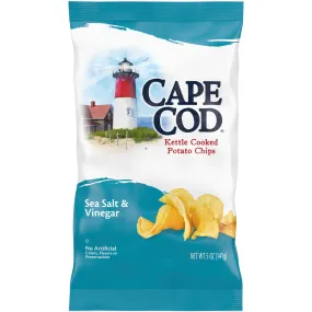 Cape Cod Chip Sea Salt & Vinegar-5 oz.-8/Case