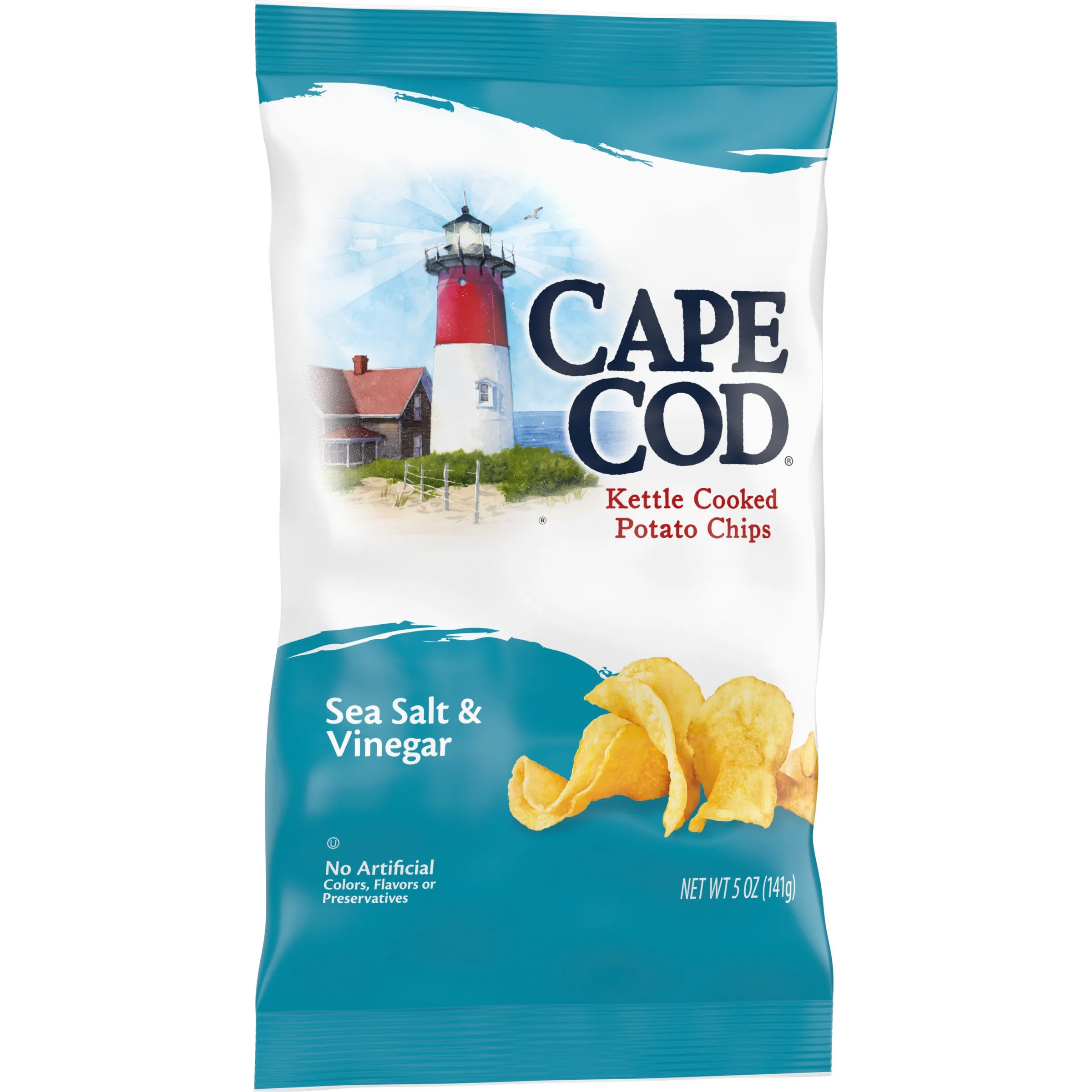 Cape Cod Chip Sea Salt & Vinegar-5 oz.-8/Case