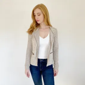 Caslon Drape Collar Knit Blazer Sweater Jacket Small