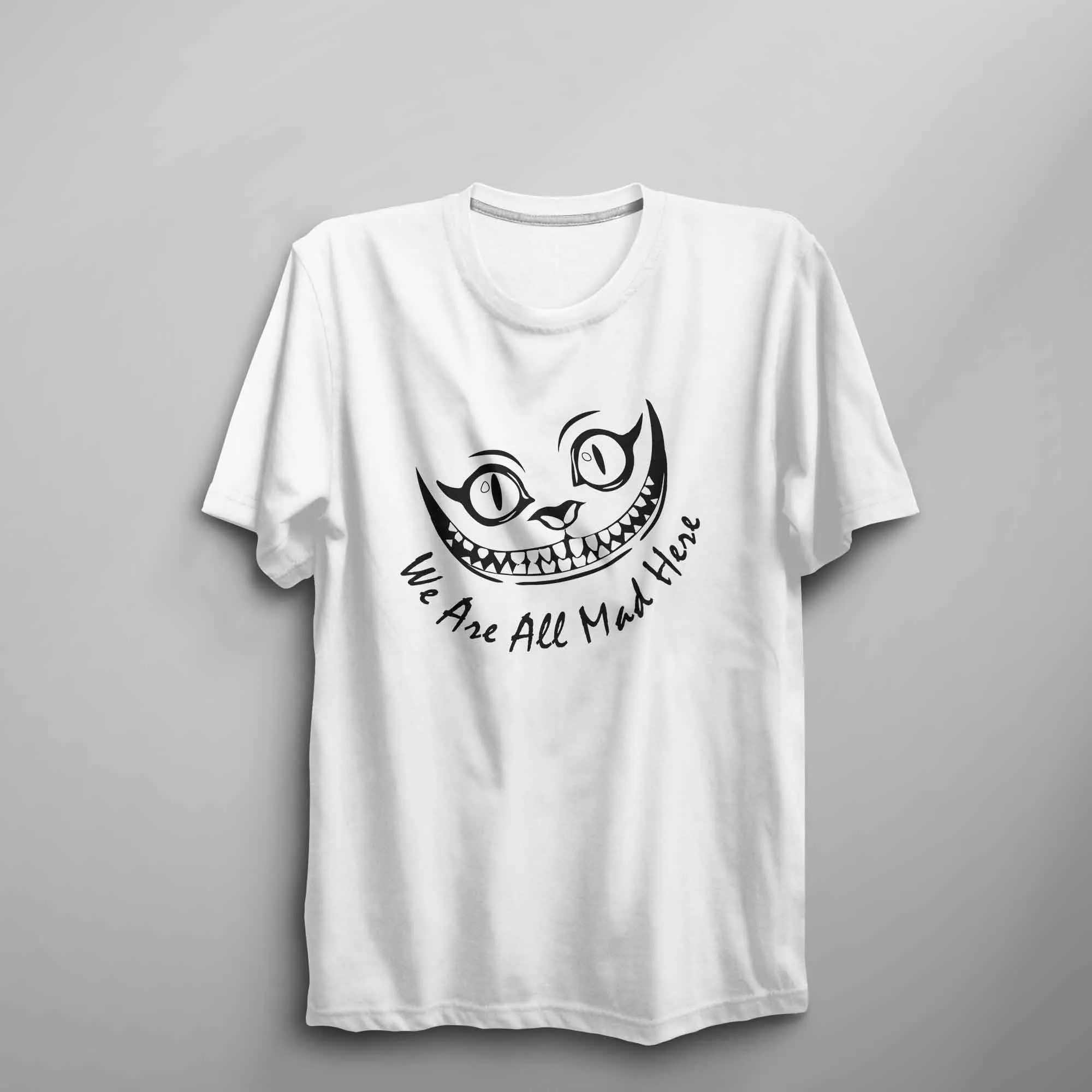 Cheshire Cat Shirt We Are All Mad Here Kids T Shirt