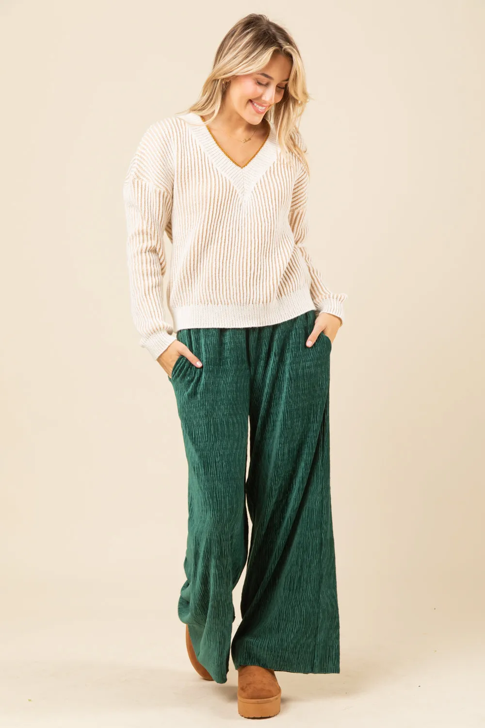 Comfort Of Luxury Pants - Forest