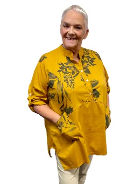 Cotton Floral Pocket Shirt