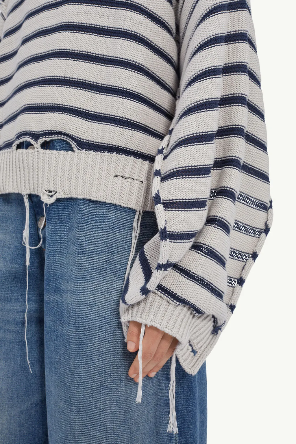 Cotton knit jumper