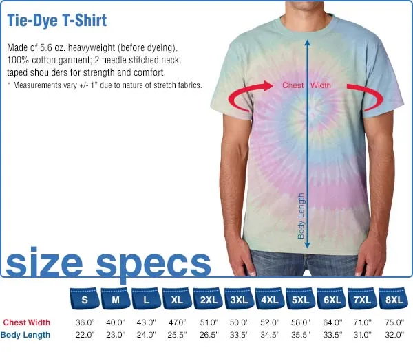 Crystal Double Sided Tie-Dye T-Shirt