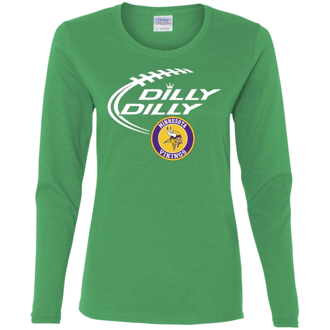 Dilly Dilly Minnesota Vikings Nfl Football Women Long Sleeve Shirt