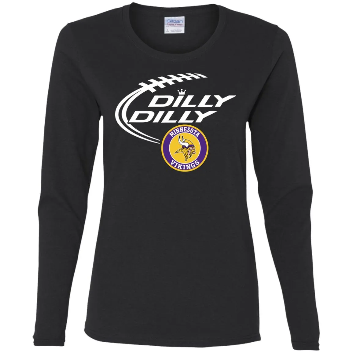 Dilly Dilly Minnesota Vikings Nfl Football Women Long Sleeve Shirt
