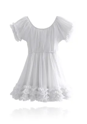 DOLLY by Le Petit Tom ® FRILLY DRESS off-white