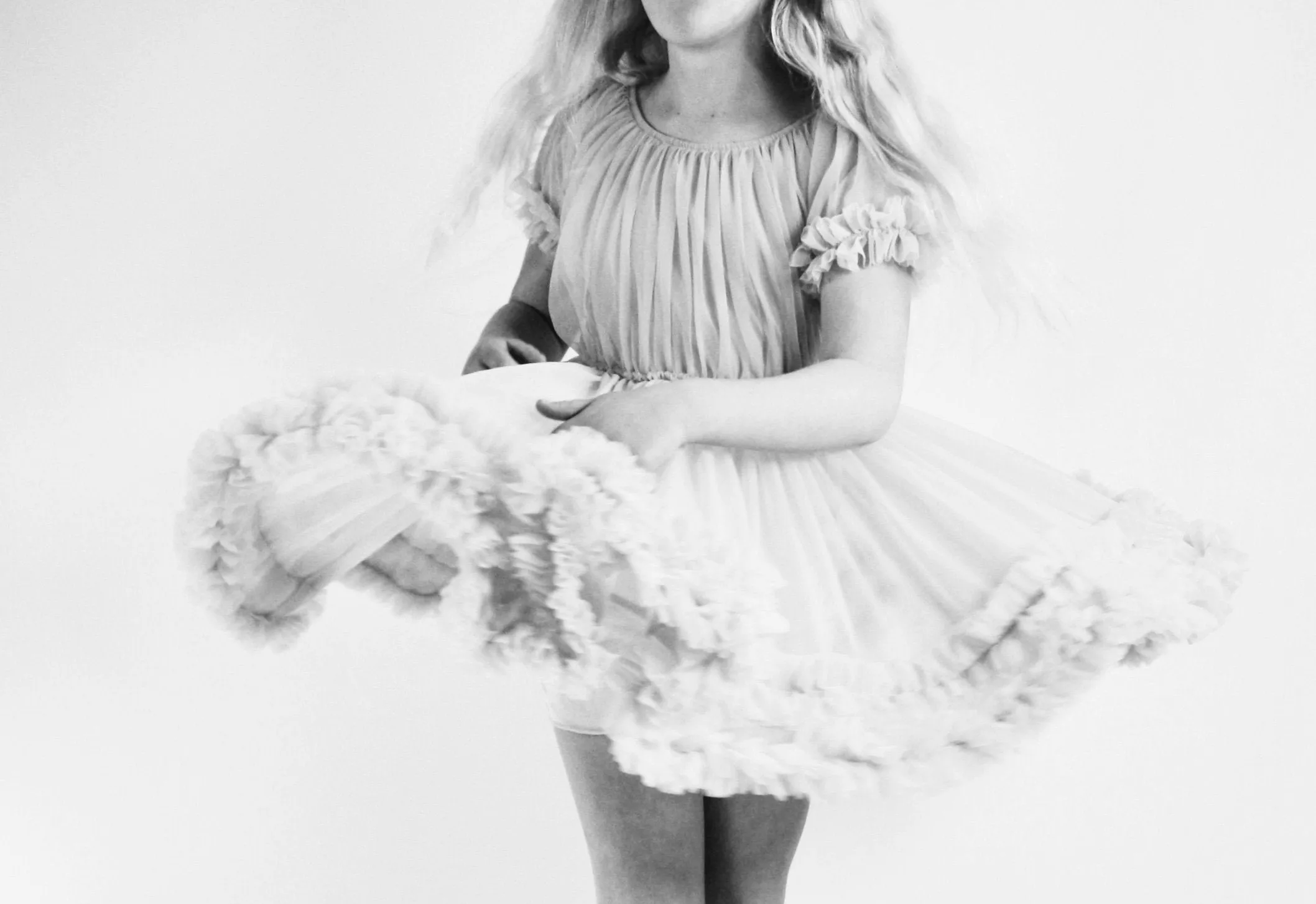 DOLLY by Le Petit Tom ® FRILLY DRESS off-white