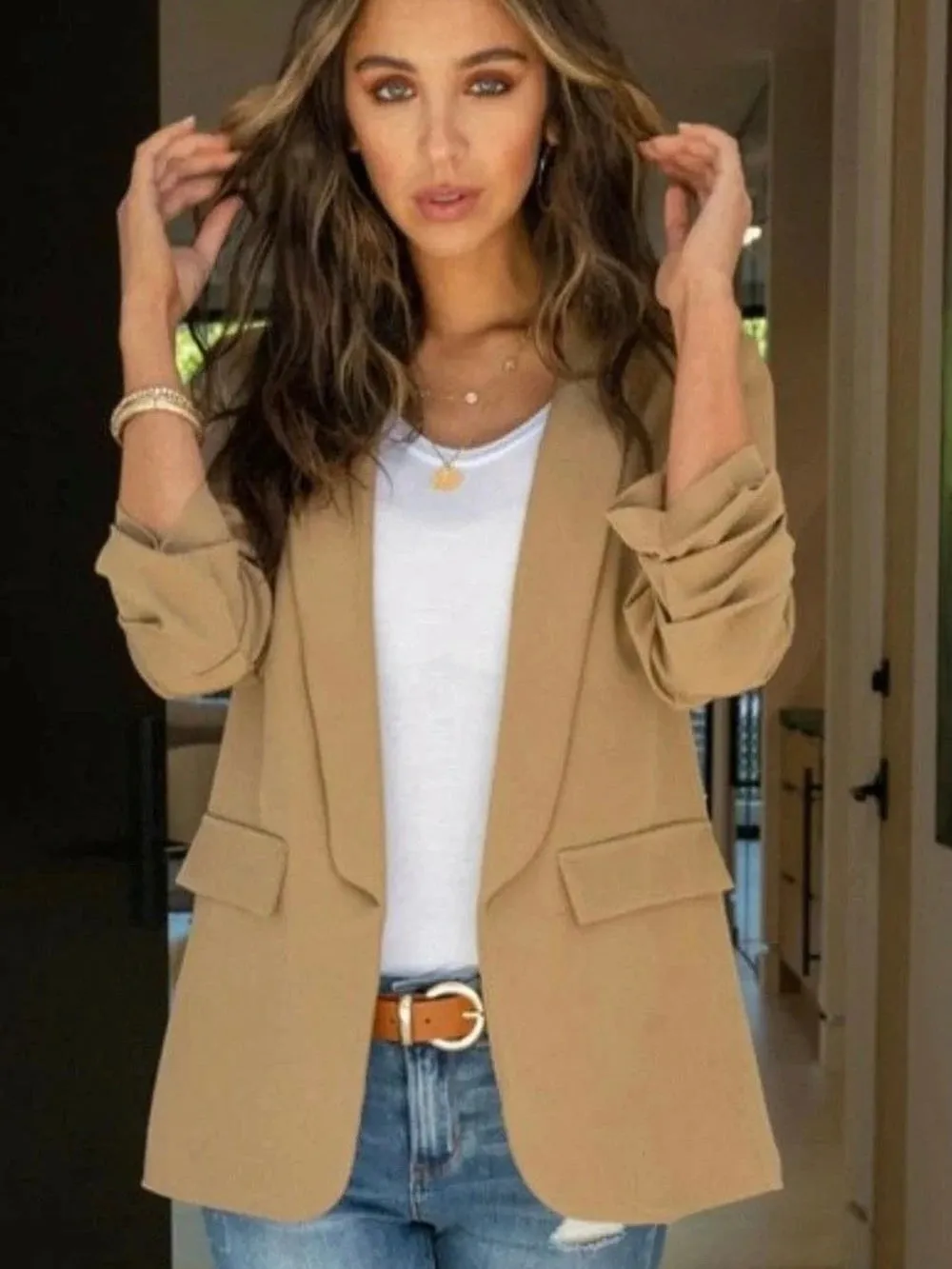 Fara Camel blazer